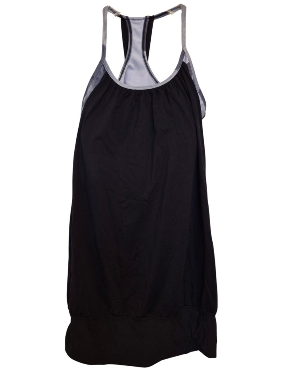 Lululemon No Limit Tank in Black / White Coal Tinted Canvas Super - Picture 3 of 13